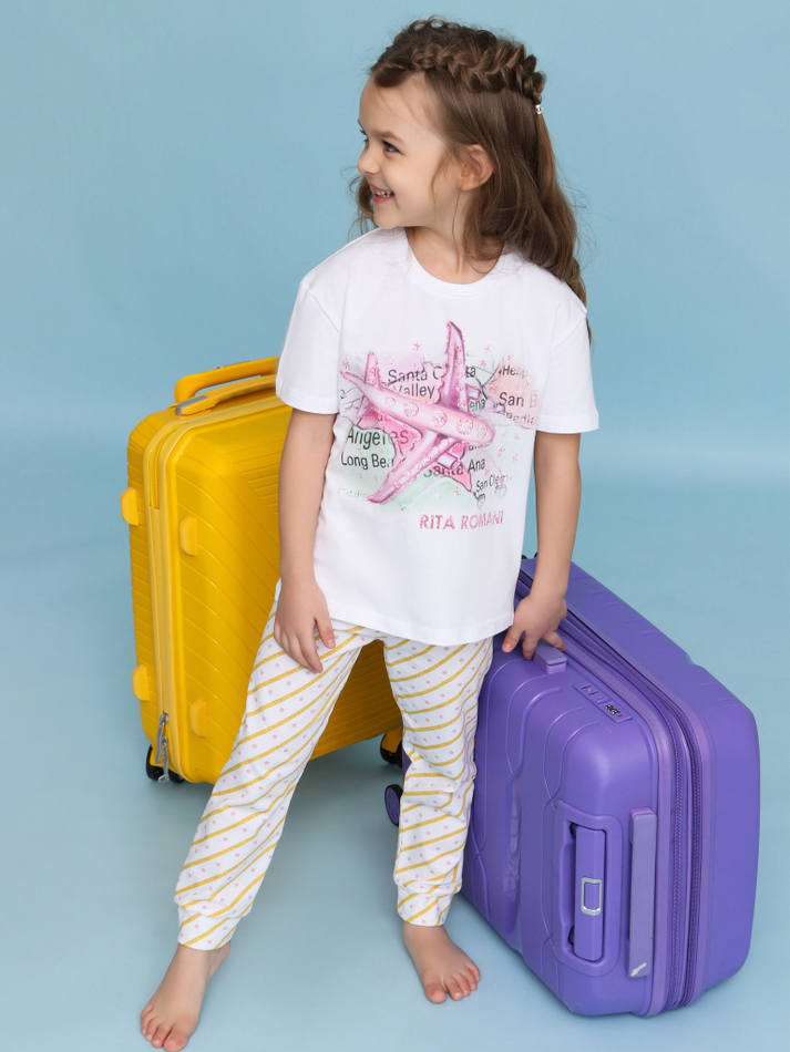 8057 Пижама из хлопка Mini-kids