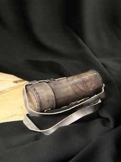 Nautical Подзорная труба в кожаном футляре