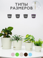 ГОРШОК ЦВЕТОЧНЫЙ ИНТЕРМ 0,4Л АССОР