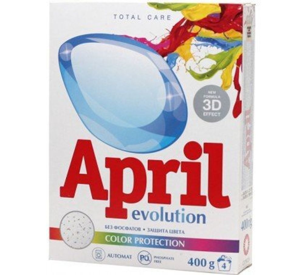 Aprii Evolution Стиральный порошок  Сolor protection для цветного , 04кг