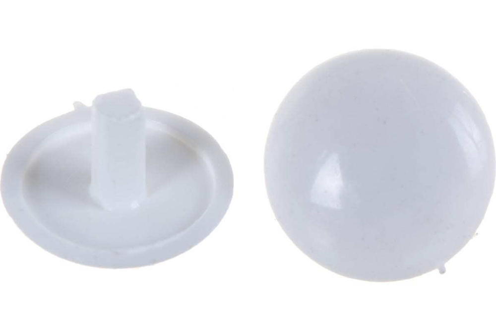 ЗАГЛУШКИ НА МЕБ/СТЯЖКУ ELEMENT БЕЛЫЕ 5ММ 50ШТ 1954