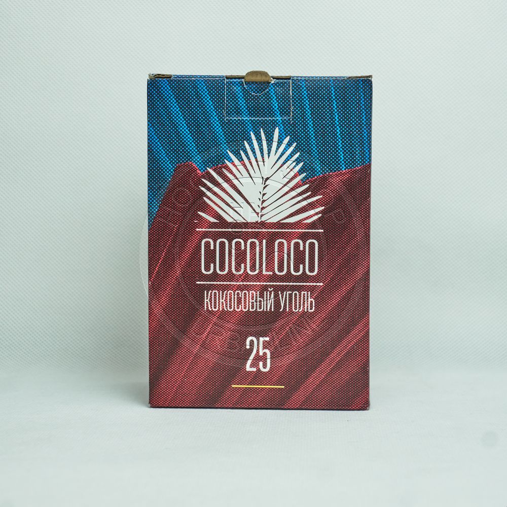 Уголь Cocoloco 1кг 25мм 72шт