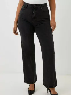 Джинсы палаццо широкие