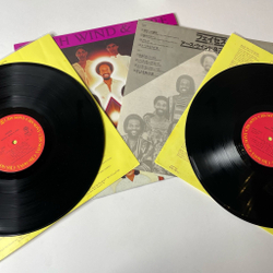 Винтажная виниловая пластинка LP Earth, Wind and Fire Faces (Japan 1980) (No Obi) Sparkle