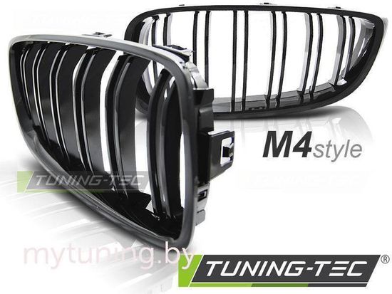 Решетка (ноздри) радиатора M4 LOOK GLOSSY BLACK для BMW 4 F32 F33 F36