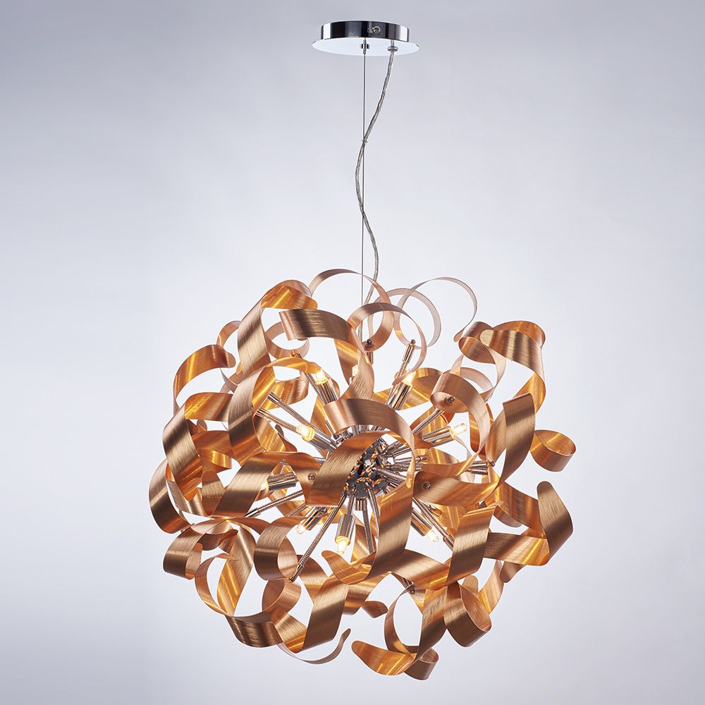 Люстра MD51015-12C raw brass