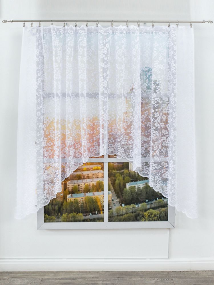 Тюлевая арка жаккард, пр-во Турция, 180*320 см