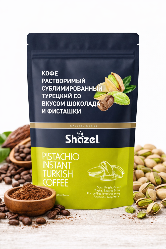 Кофейный напиток Shazel Фисташка 200 г