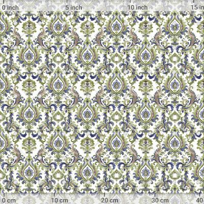 Пейсли, бронза на белом, модерн by Оксана Палинкаш 1111 DPI