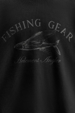 ZARA ТОЛСТОВКА С ПРИНТОМ, ЧЕРНЫЙ