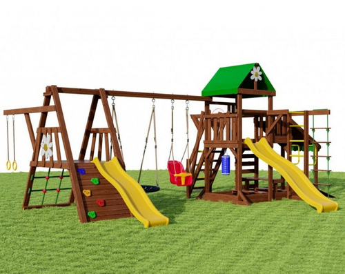 Детская площадка Цветок Romashka 7 Luxury