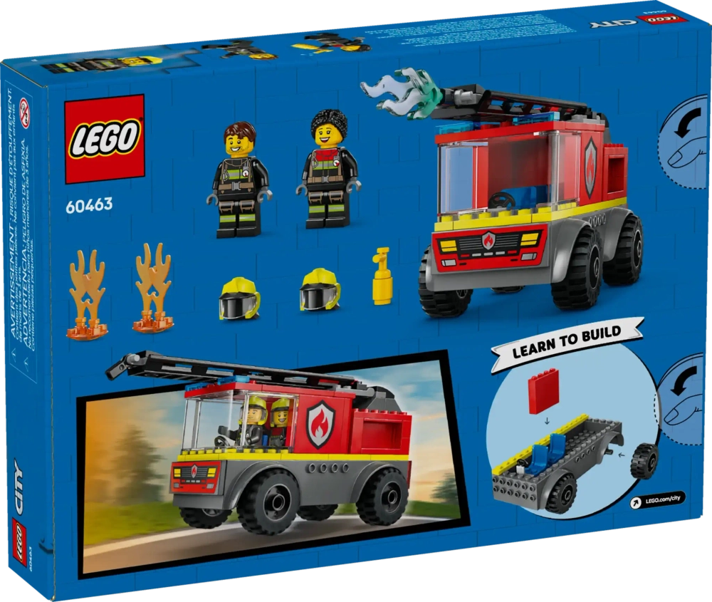 Конструктор LEGO City 60463 Грузовик с пожарной лестницей