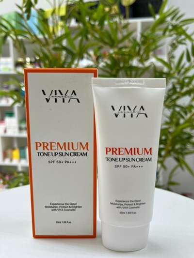 VIYA Солнцезащитный крем Premium Tone Up Sun Cream SPF50
