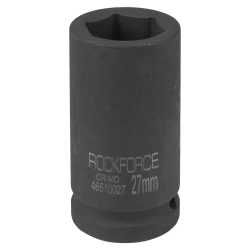 Головка ударная глубокая 27мм 6гр. 3/4'' RockForce##Rock FORCE RF-46510027