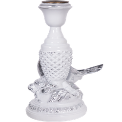 Подсвечник Птичка Терра левый Белый