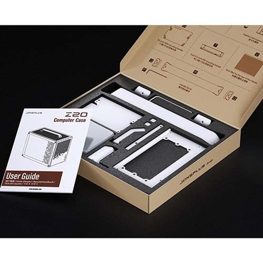 Корпус JONSBO Jonsplus Z20, mini-ITX, micro-ATX, черный (без БП)