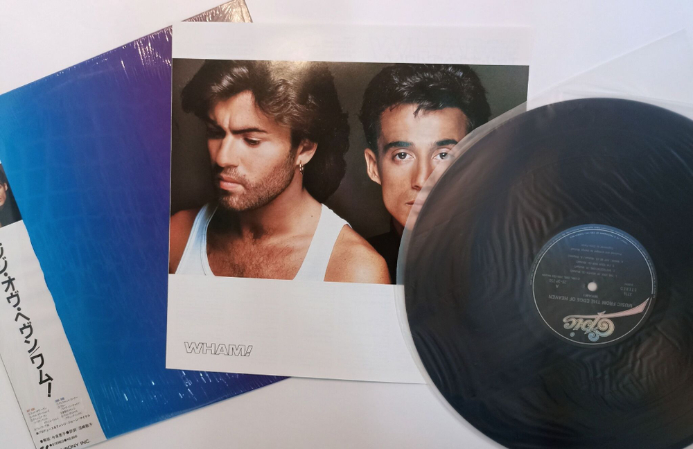 Винтажная виниловая пластинка Wham Music From The Edge Of Heaven (Last Christmas) (Japan 1986)