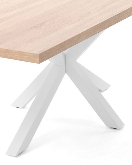 Стол Arya 160x100 белый натуральный