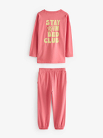 Пижама для девочки Next Q96-878, 3 шт., Розовый, Серый, Молочный