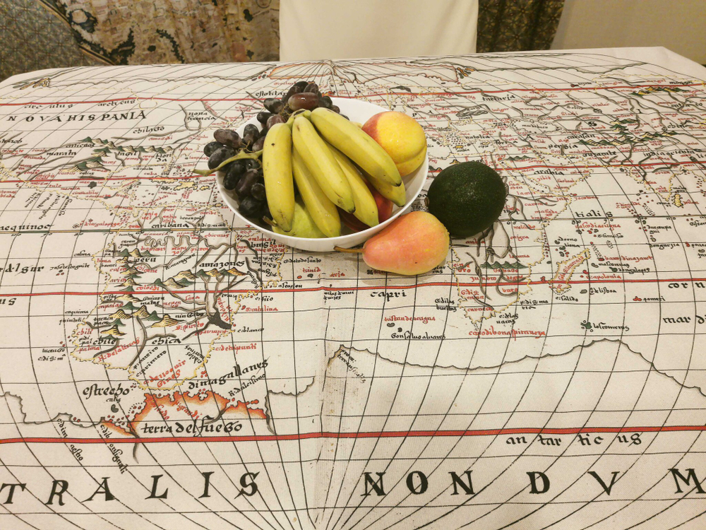 Скатерть "Карта мира Жоана Мартинеса"