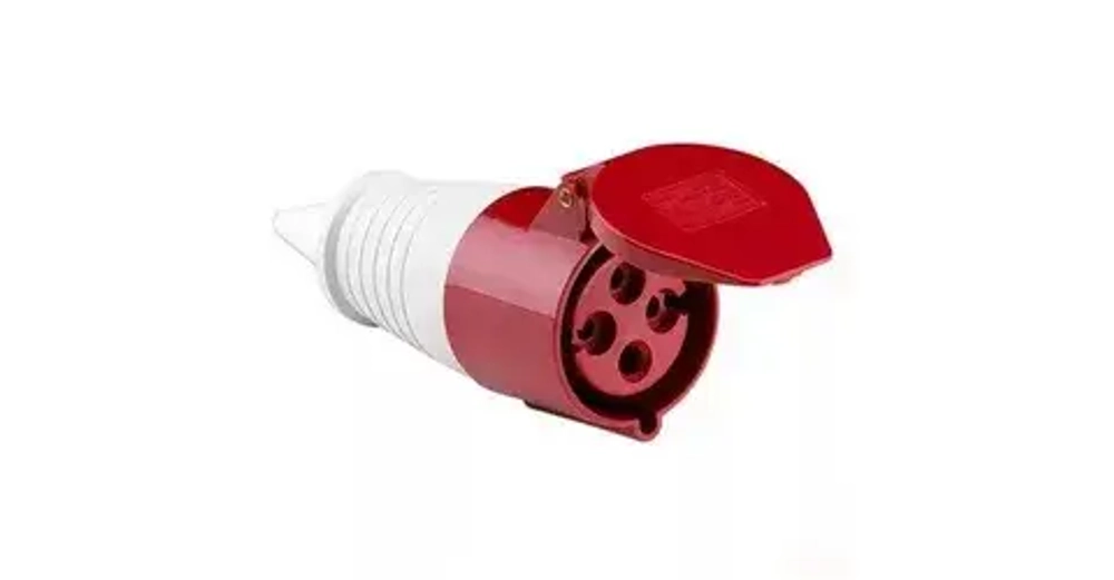 Розетка 214 переносная 3Р+РЕ 16А 380В IP44 TDM SQ0603-0011