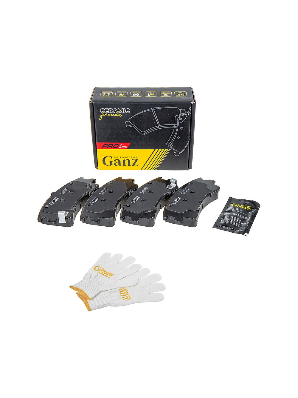 Колодки передние PRO-Line Ceramic MAZDA 6 1.8-2.0 02- GANZ GIJ09069C
