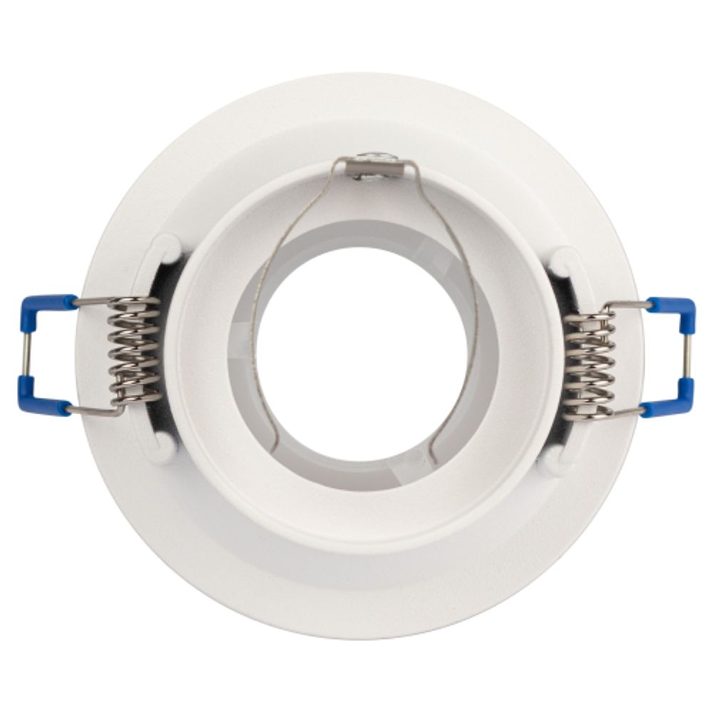 Светильник встраиваемый декоративный ЭРА KL103 WH под лампу MR16 GU5.3 белый | Декоративные встраиваемые светильники