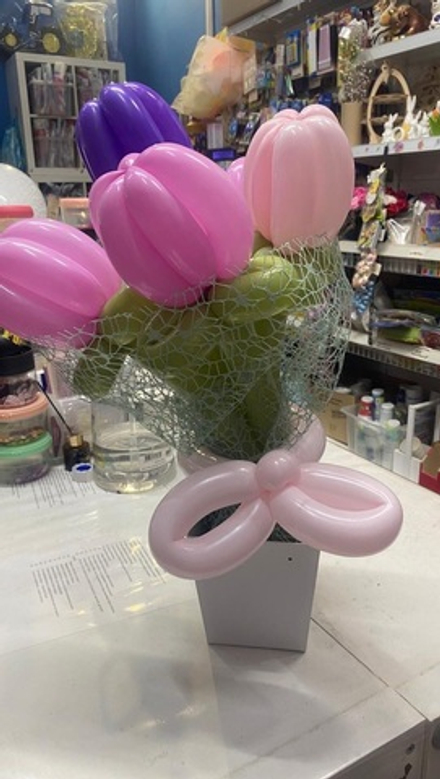 Букет из 5 тюльпанов