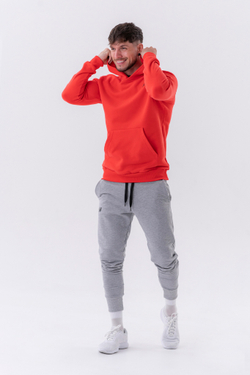 Мужская толстовка Nebbia Pull-over Hoodie with a Pouch Pocket 331 Red