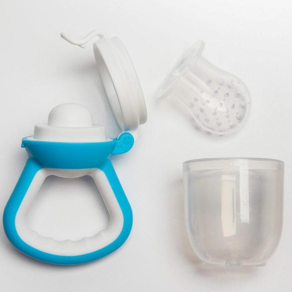 5231418 Ниблер для прикорма с силиконовой сеточкой «Подкова», цвет МИКС