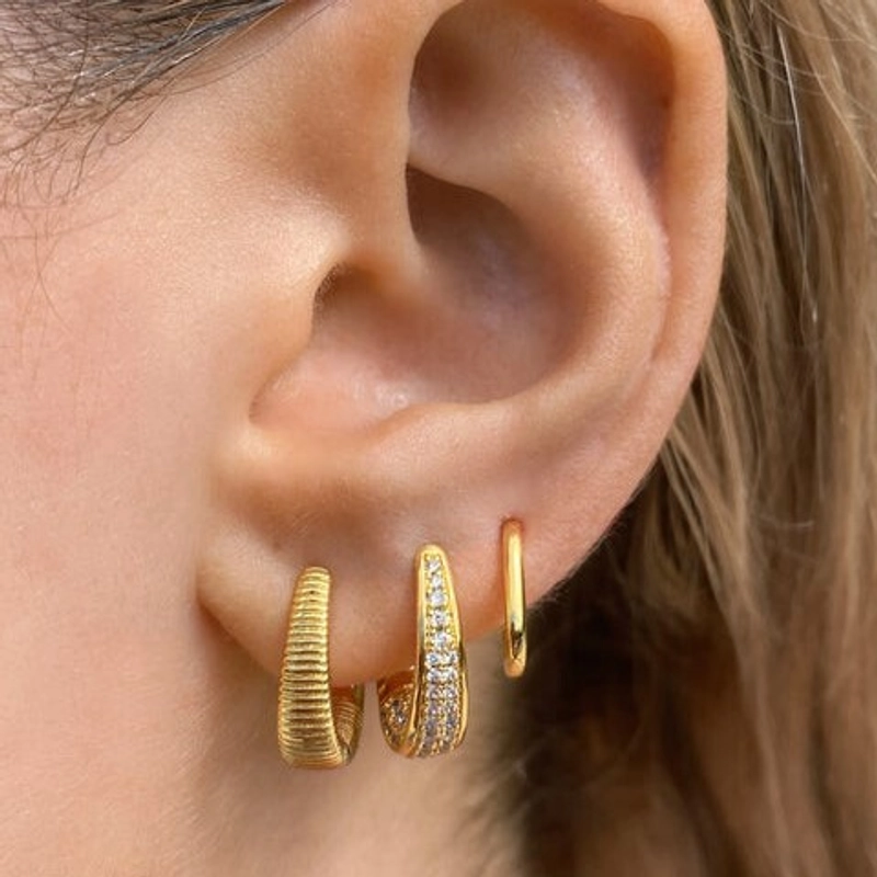 Серьги Блестящее Кюве – Золото