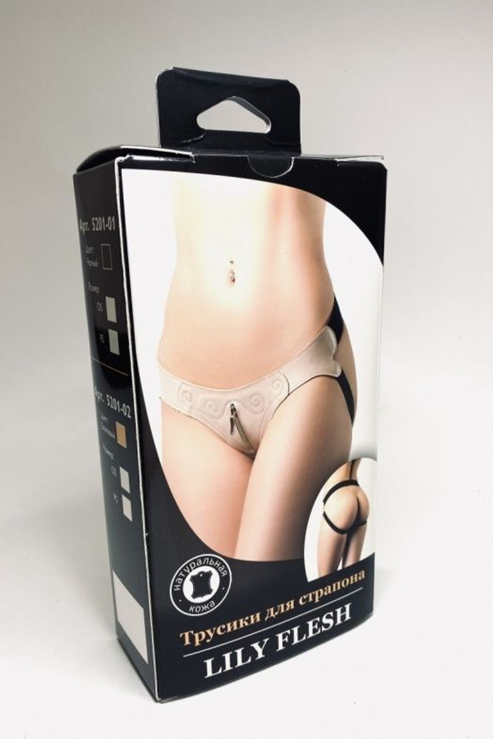 Бежевые трусики для страпона Lily (Размер: S-M-L) (Цвет: бежевый)