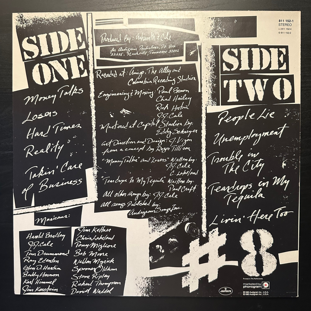 J.J. Cale - #8 (Голландия 1983г.)