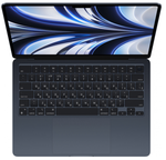 13.6" Ноутбук Apple MacBook Air 13 M2 Midnight (2560x1664, Apple M2, RAM 16ГБ, SSD 512ГБ, Apple M2 8-Core GPU, MacOS)