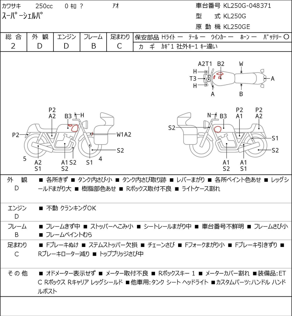 Kawasaki Super Sherpa 250 038382