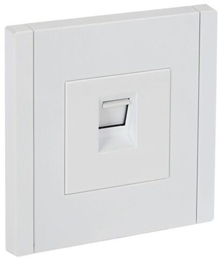 Розетка компьютерная RJ45 кат.5E FORTE&PIANO FP232 бел. IEK FP-K10-1-K01