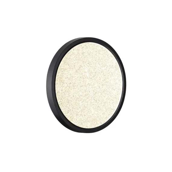 7662/18L MITRA LED SN 090 Светильник пластик/белый/черный LED 18Вт 3000/4000K D230 IP40 OMEGA BLACK