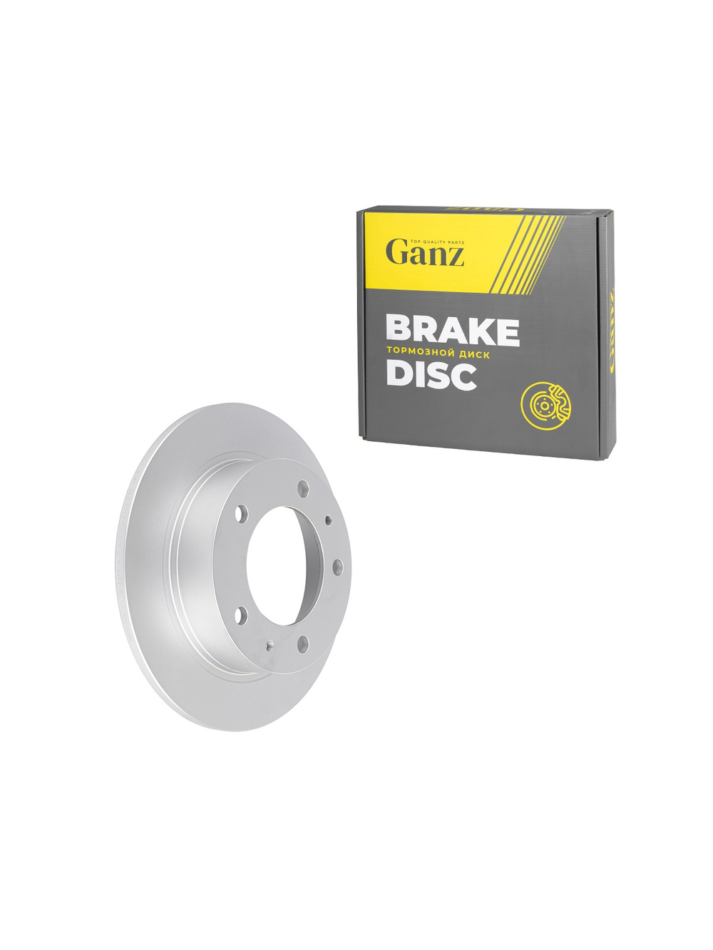 Диск тормозной передний с покрытием GANZ GIJ10501