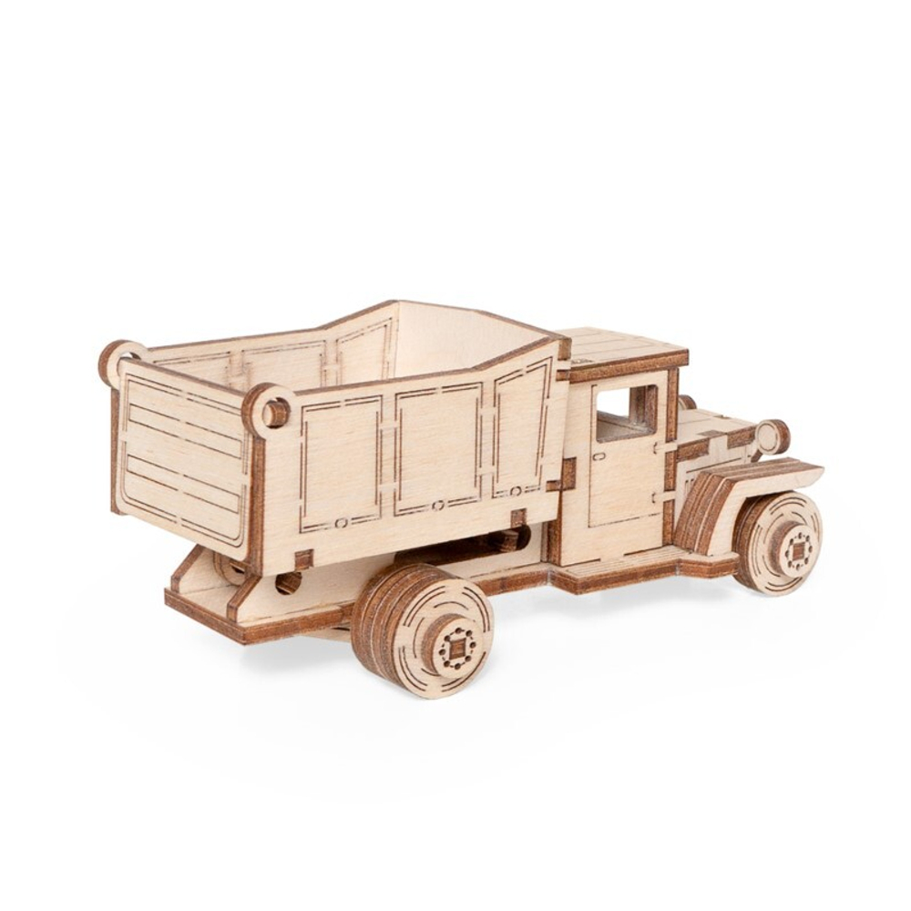 Грузовичок ЛТ Самосвал от Lemmo - Деревянный конструктор, сборная модель, для детей