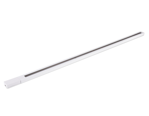 Трековый шинопровод GL7006 WH белый однофазный 2 м, с сетевым вводом и заглушкой