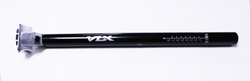 Штырь-крюк подседельный алюм, Ш25,4х400мм, чёрный. VLX лого. VLX-SP01