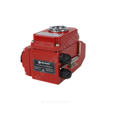 Электропривод четвертьоборотный QB-050 F05/F07 11х11/9х9 квадрат 380В IP67 Benarmo