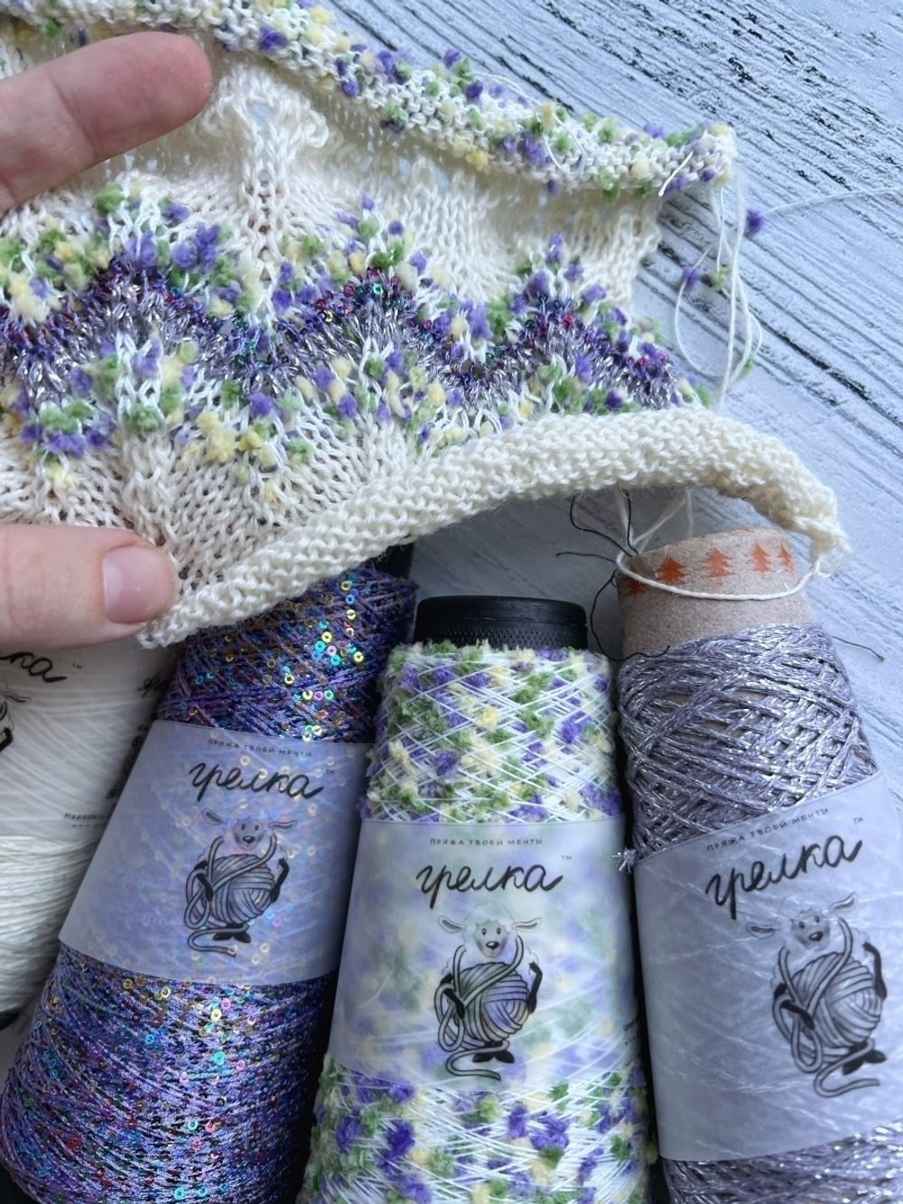 Трикотажная пряжа для вязания CARIOKA