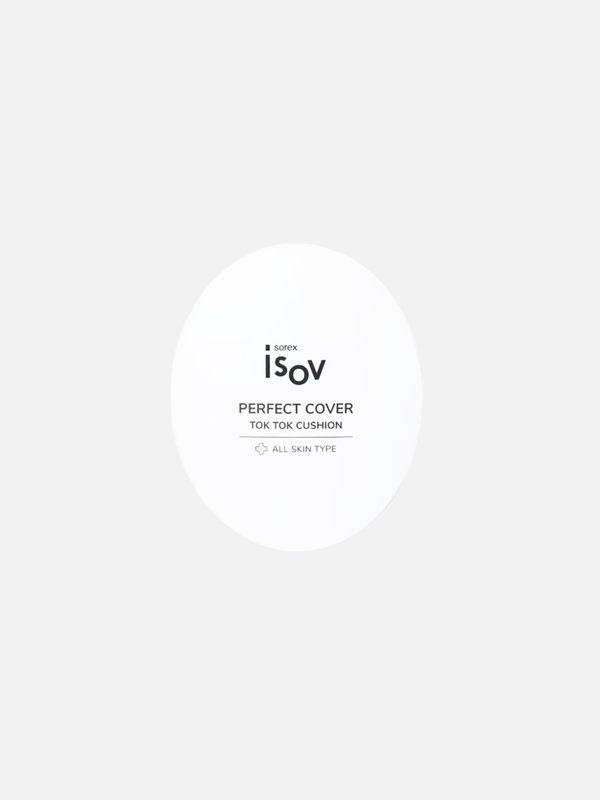 Кушон Perfect Cover Tok Tok Cushion 21 c SPF 50+, ISOV Sorex, 15 гр + запасной блок