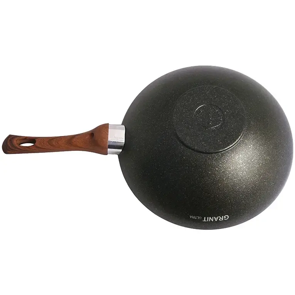 Сковорода Wok (классическая) 280/95мм с ручкой, АП линия «Granit ultra» (original)