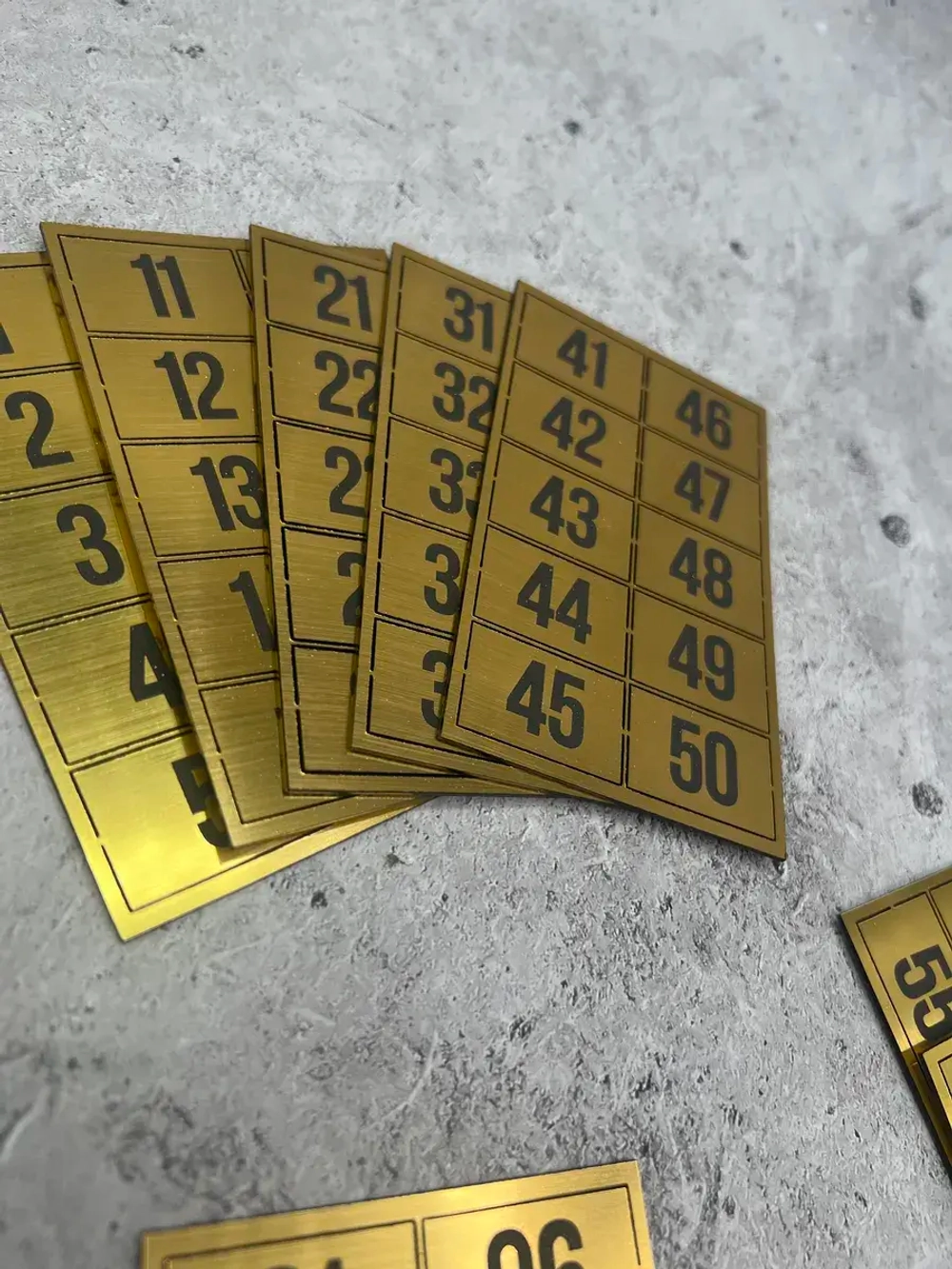 Нумерация на шкафчики, набор