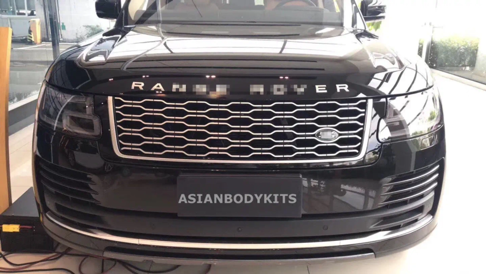 Комплект серебристых накладок для Range Rover Vogue L405 2018+ тюнинг Рейндж Ровер