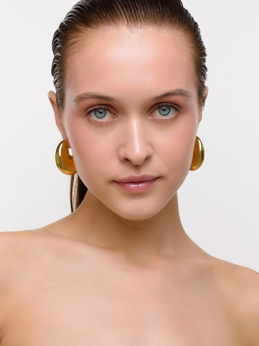 Серьги "Bagel Puffy" Gold