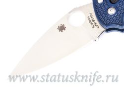 Нож Spyderco Manix 2 S110V темно-синяя рукоять C101PDBL2фотография - 2