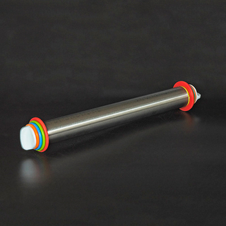 Скалка с ограничителями толщины 43x6 см